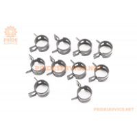 Хомут пружинний 12мм чорний, к-кт 10шт