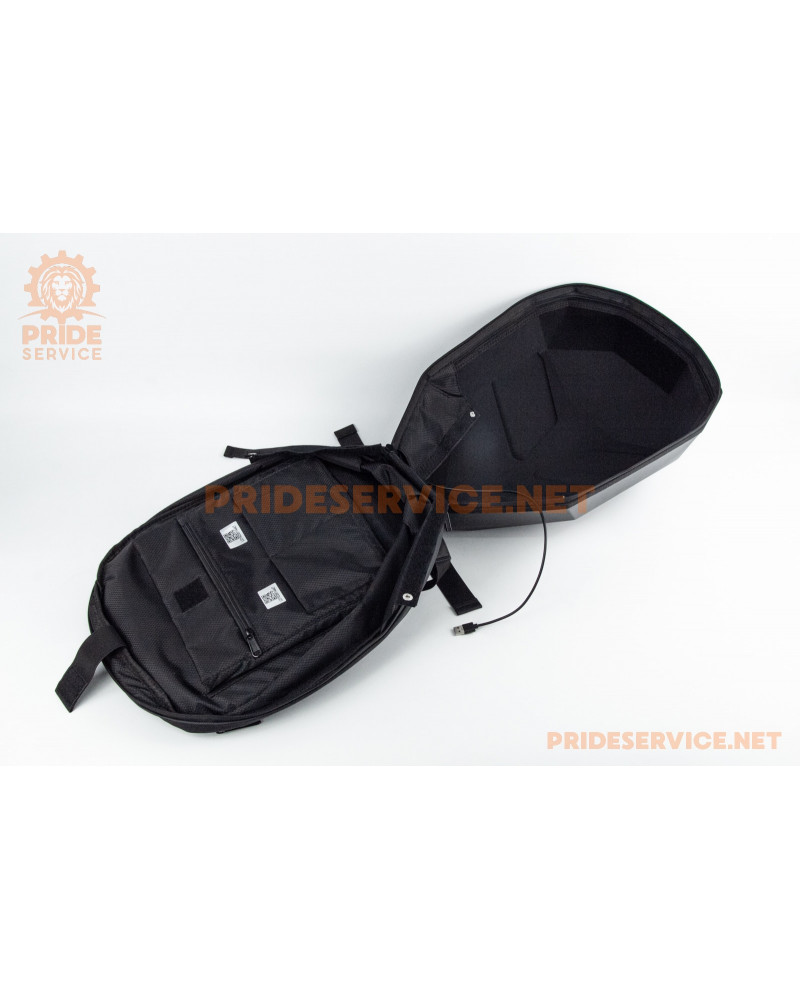 Рюкзак вологозахисний 20 л, з LED дисплеєм, керування додатком LOY EYES, чорний Pixel Moto SB9709 (Power bank не входить до комплекту)
