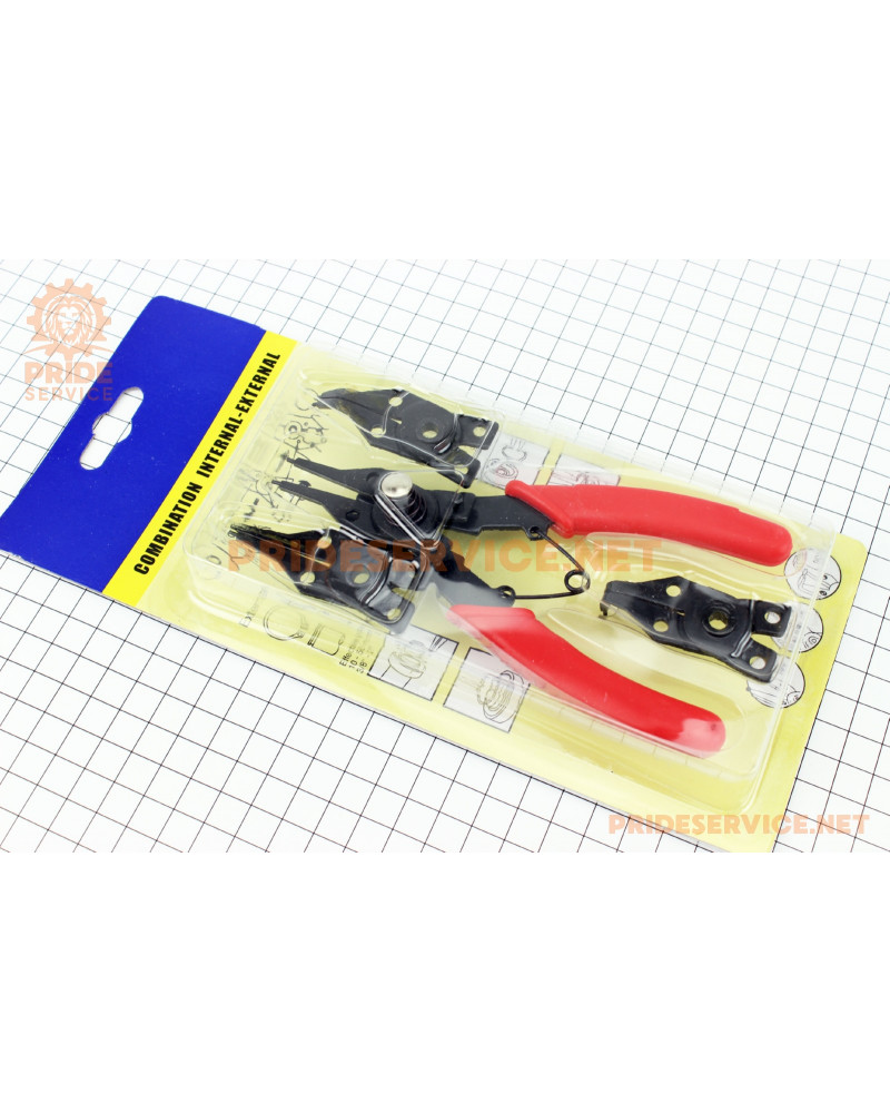 Знімач стопорних кілець (4 насадки)