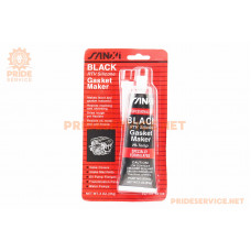 Герметик силіконовий високотемпературний, чорний "Gasket Maker BLACK" 85g
