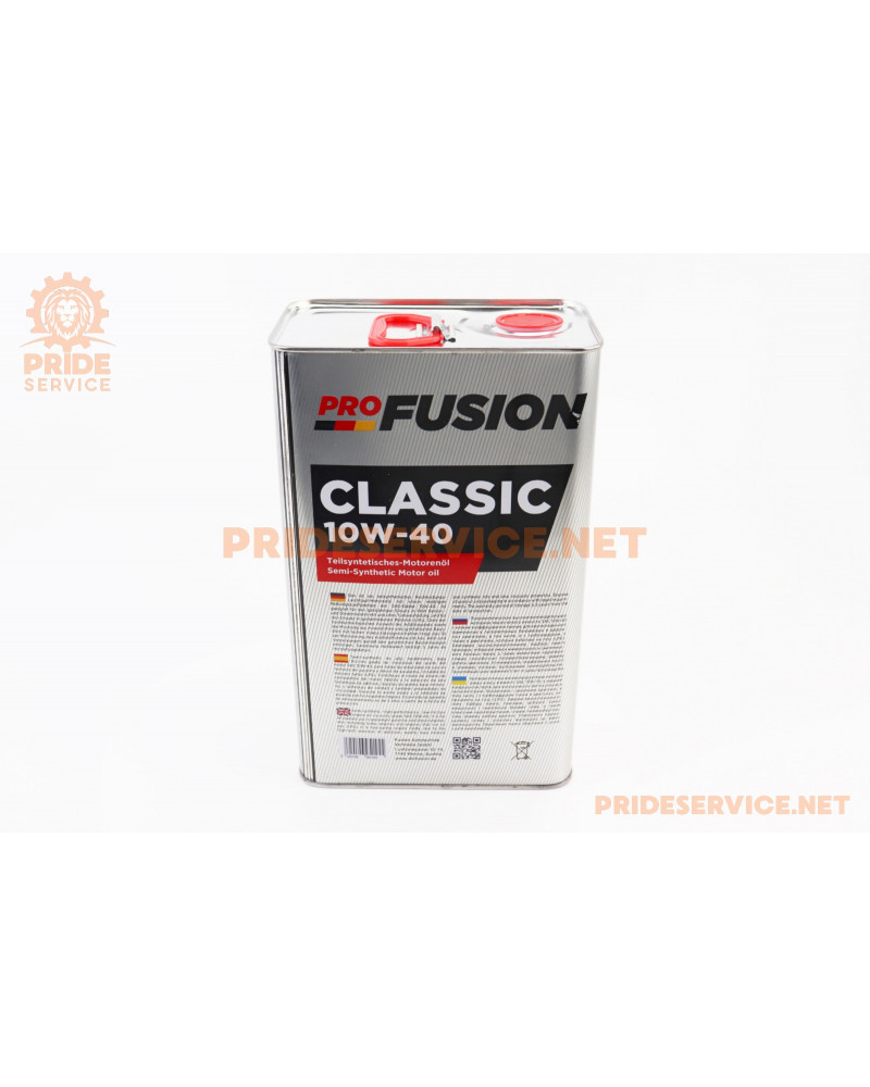 Олива 4T 10W-40 напівсинтетична універсальна "Classiс", 4L metal