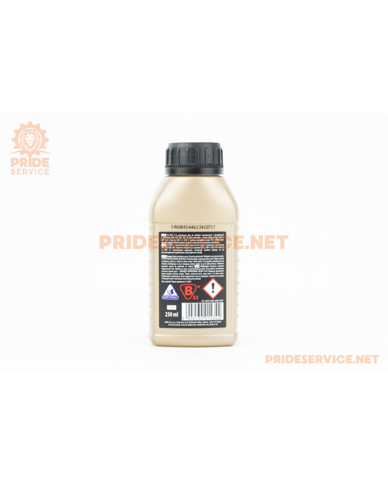 Гальмівна рідина синтетична "DOT-4 BRAKE FLUID, 500ml