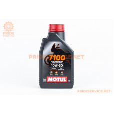 Олива 4T 10W-60 - синтетична мотоциклетна "7100 SYNTHETIC 100%", 1L