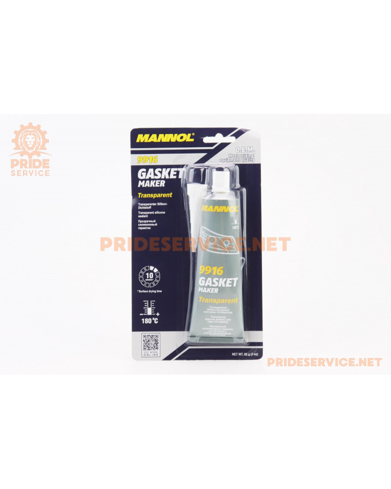 Герметик прокладковий силіконовий, прозорий "GASKET MAKER CLEAR", 85g