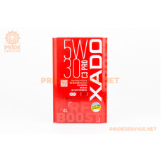 Олива 4T 5W-30-синтетична універсальна "Atomic Oil 5W-30 C3 Pro RED BOOST", 4L Metal XA26268