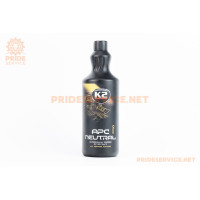 Засіб для очищення оббивки, пластику, гуми, універсальний "K2 APC Neutral PRO", концентрат, 1L