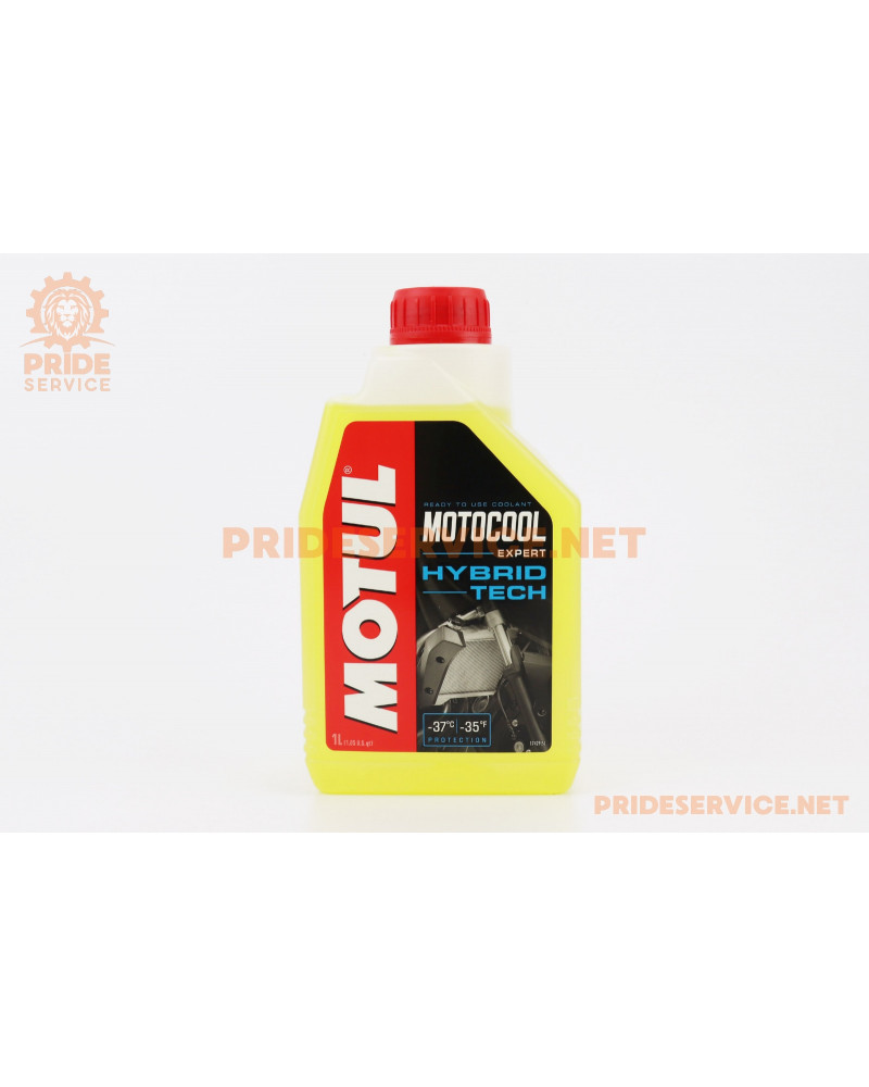 Рідина охолоджуюча -37°C "АНТИФРИЗ Motocool Expert", жовтий 1L