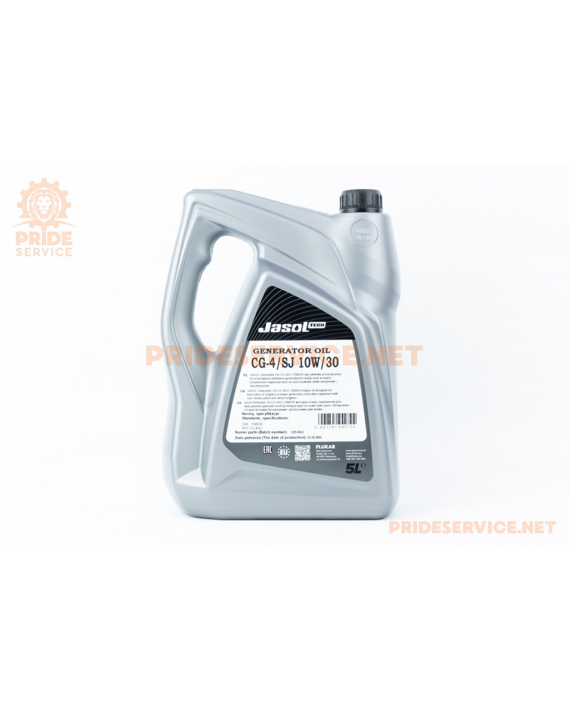 Олива 4T 10W-30 напівсинтетична для генераторів "GENERATOR OIL", 5L