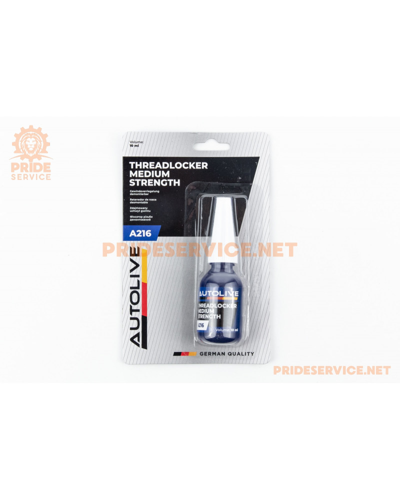 Фіксатор різьби "A 216 Medium Strength BLUE", 10ml