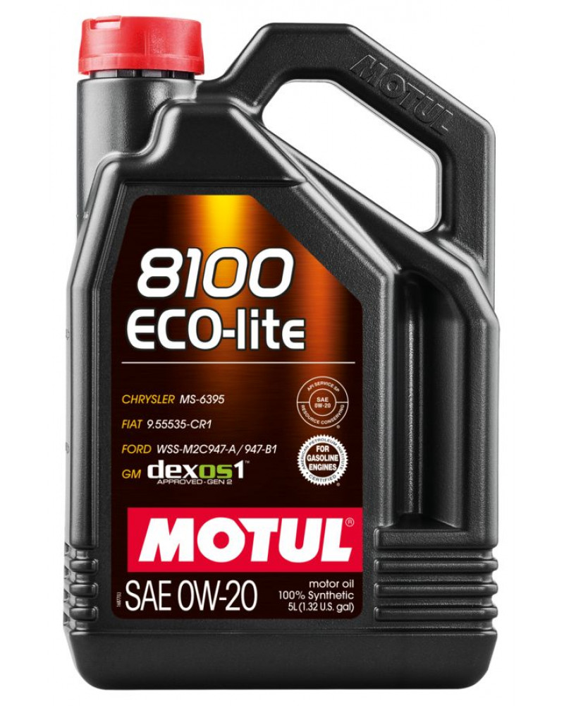 841151/8100 ECO-LITE SAE 0W20 (5L)/108536