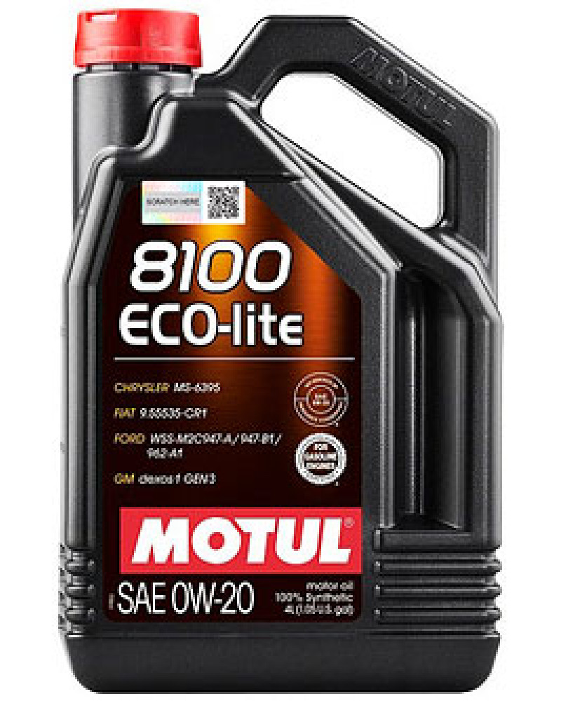 841154/8100 ECO-LITE SAE 0W20 (4L)/108535