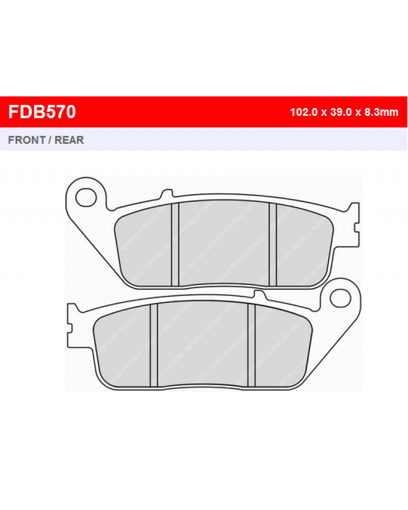 FE FDB570ST = FDB570ST-AXLE=F/R