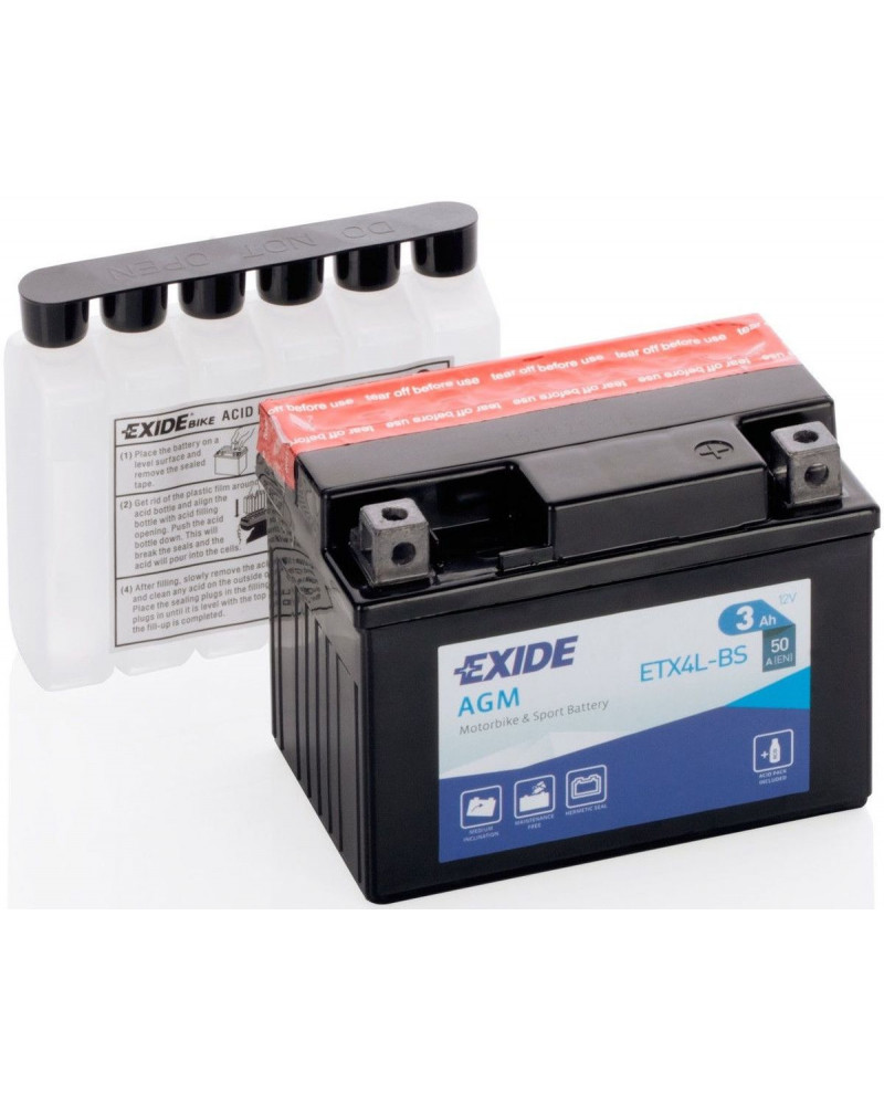 EXIDE ETX4L-BS = YTX4L-BS