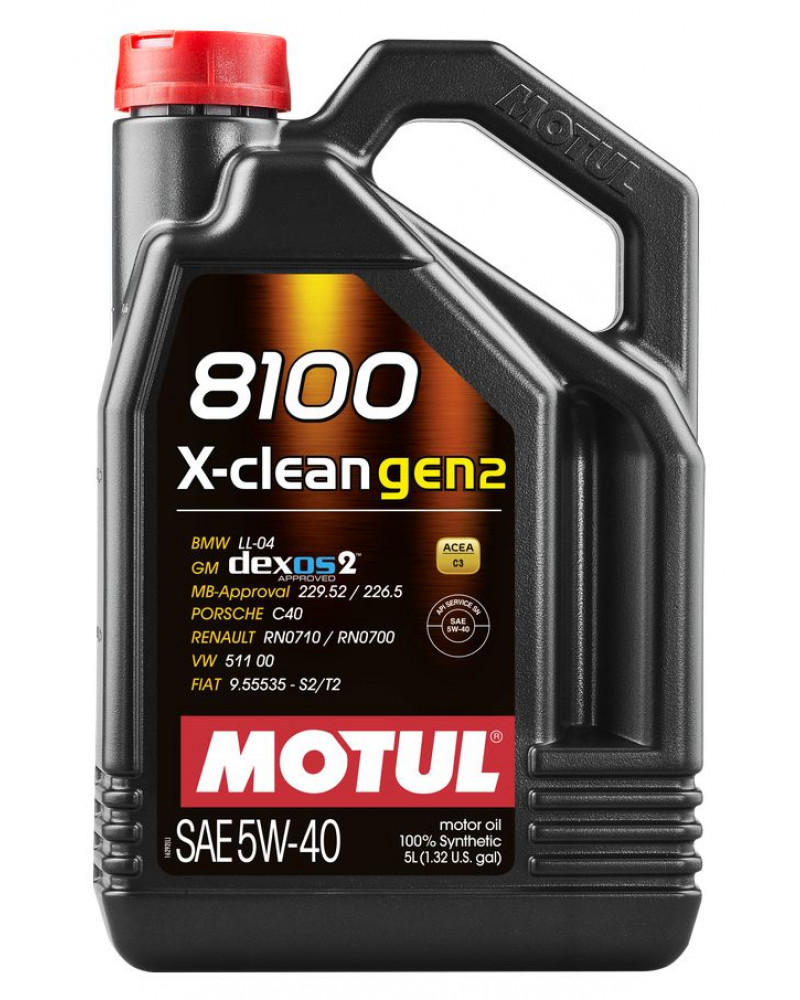 854151/8100 X-CLEAN GEN2 SAE 5W40 (5L)/109762