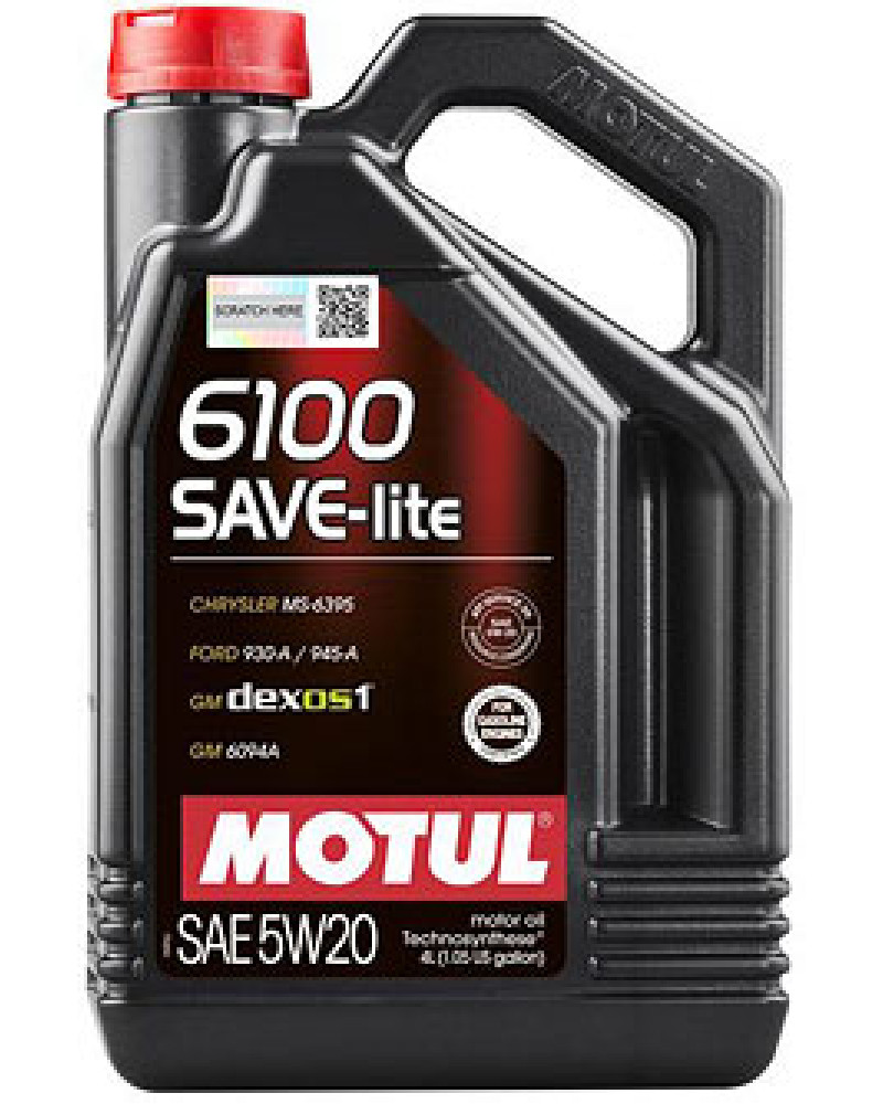 841350/6100 SAVE-LITE SAE 5W20 (4L)/108030