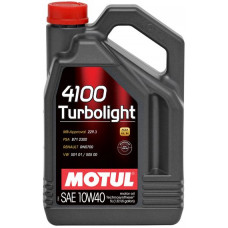 387606/4100 TURBOLIGHT SAE 10W40 (5L)/100357=108645