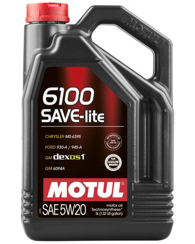 841351/6100 SAVE-LITE SAE 5W20 (5L)108033