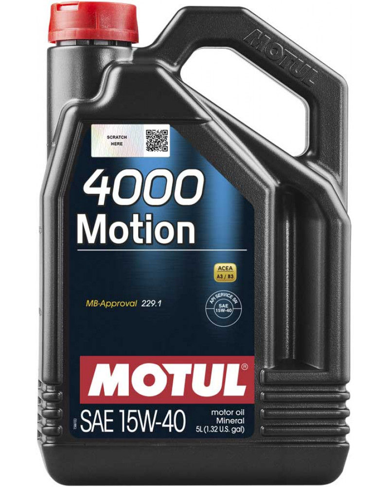 386406/4000 MOTION SAE 15W40 (5L)/100295