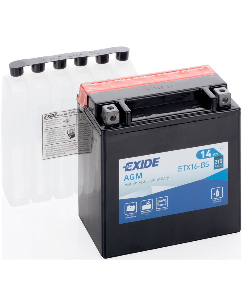 EXIDE ETX16-BS = YTX16-BS