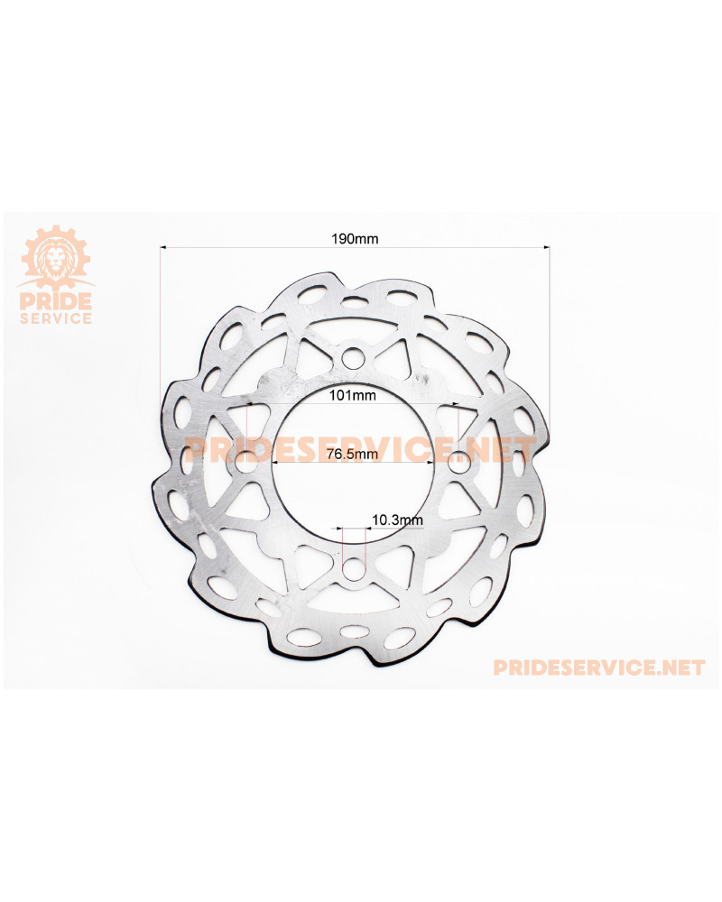 Диск гальмівний задній тип 2