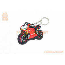 Брелок мотоцикл "Ducati Corse" 80х70мм