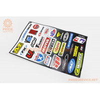 Наклейки набір 29шт "MOTORSPORТ" (43х28см) (5989G)