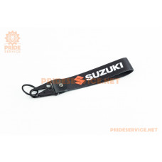 Брелок з карабіном "SUZUKI", чорний