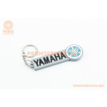 Брелок резиновий "YAMAHA" 95х30мм, сіро-синій