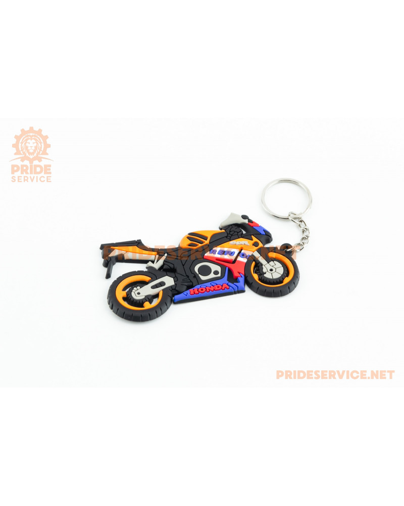Брелок мотоцикл "Honda Repsol" 90х50мм