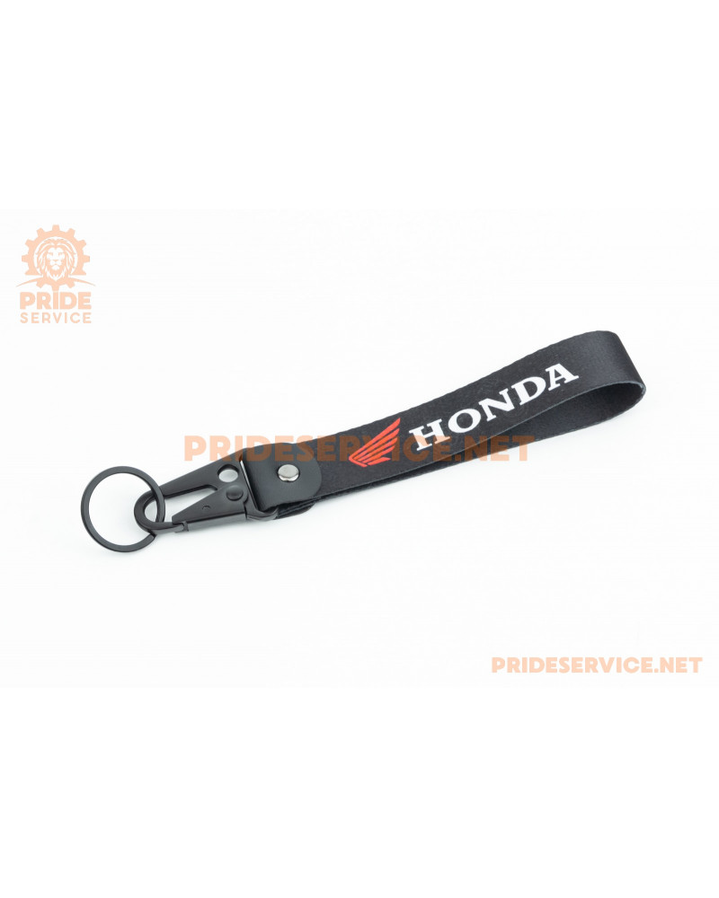 Брелок з карабіном "HONDA", чорний