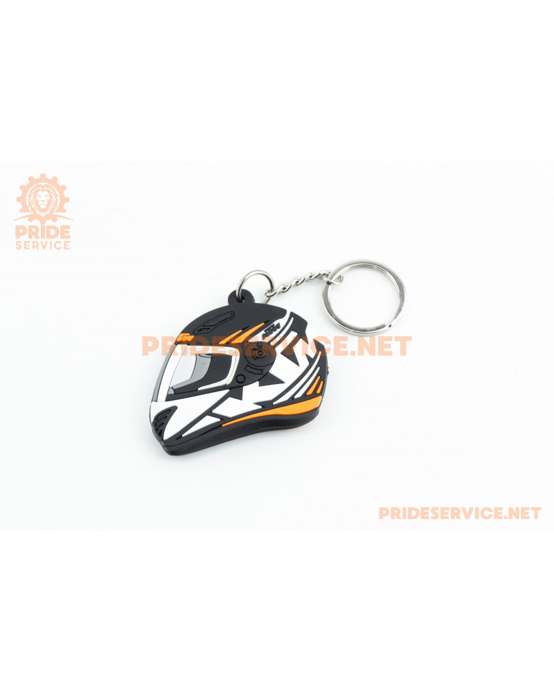 Брелок шолом "KTM" 55х50мм
