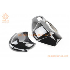 Пластик-керма верхній Race1,3 під спідометр "завужений", чорний+вітровик