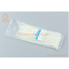 Хомут-стяжка пластикова 3x200мм, к-кт 100шт, білий