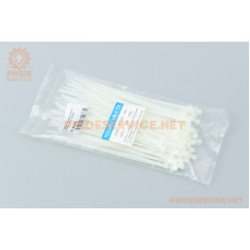 Хомут-стяжка пластикова 4x150мм, к-кт 100шт, білий