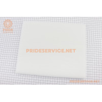 Фільтр повітряний поролон - "заготовка" 200*300мм, білий