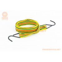 Резинка багажника кругла з гачками метал. 1,0метр (різні кольори) тип 2