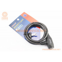 Замок протиугінний тросовий 800х8мм під ключ, TY420