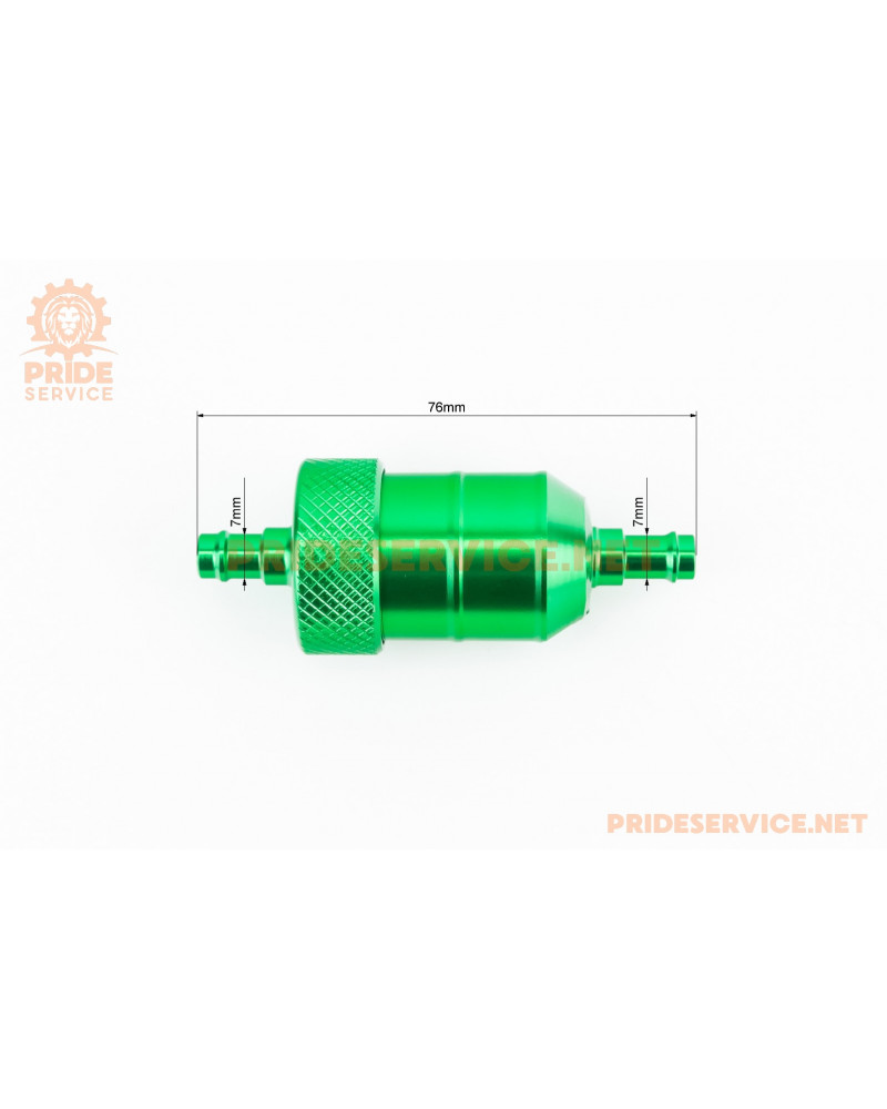 Фільтр паливний розбірний алюмінієвий (елемент-папір), зелений