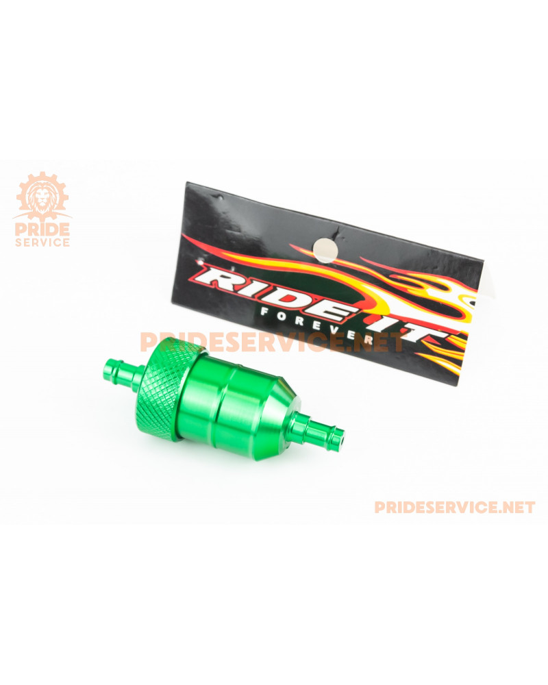 Фільтр паливний розбірний алюмінієвий (елемент-папір), зелений