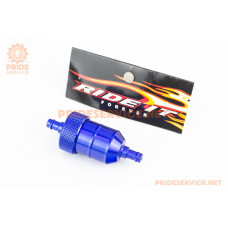 Фільтр паливний розбірний алюмінієвий (елемент-папір), синій