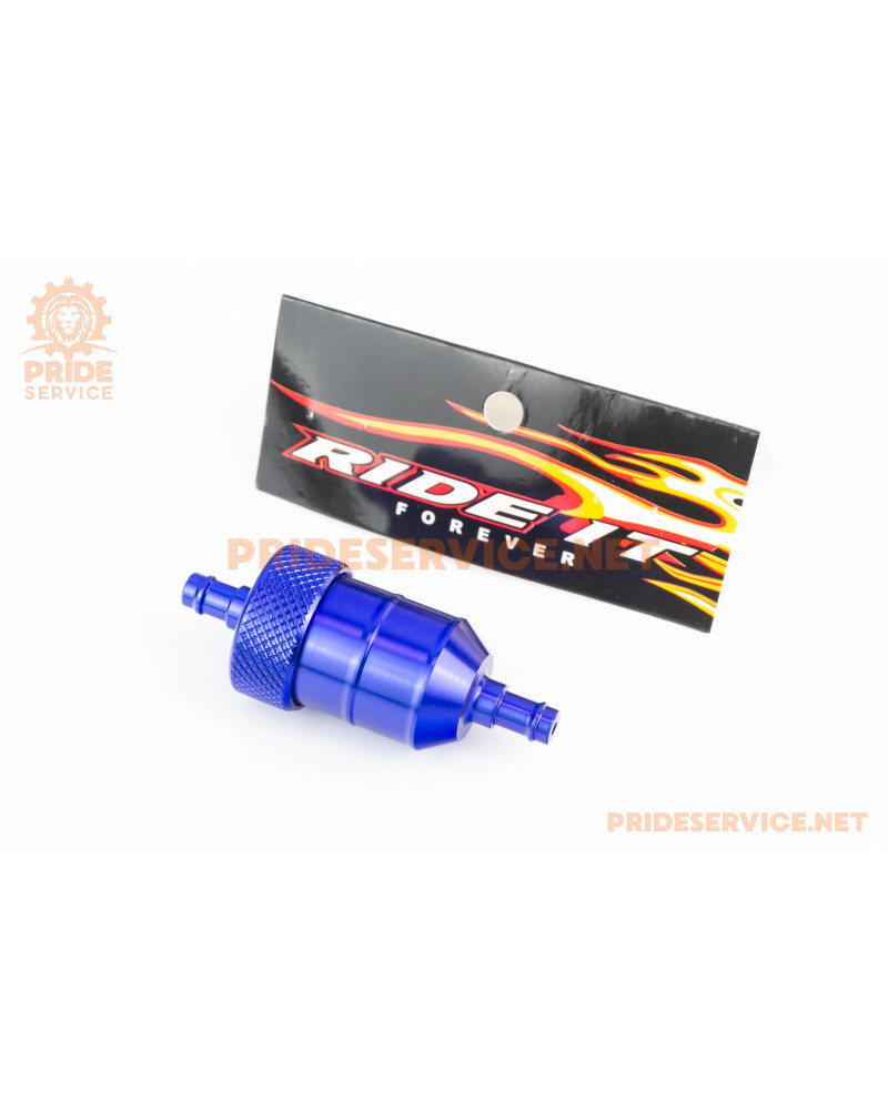 Фільтр паливний розбірний алюмінієвий (елемент-папір), синій