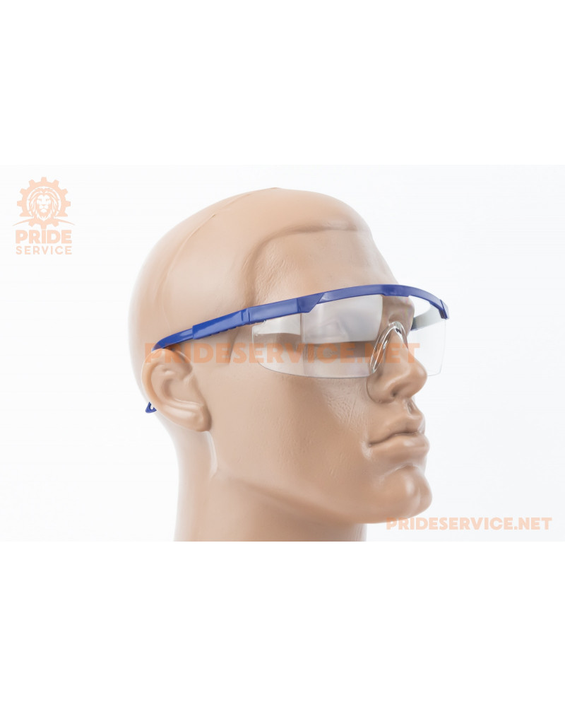 Окуляри захисні, матеріал лінзи-полікарбонат, прозорі