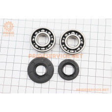 Сальники, к-кт 2шт (15x28x5; 15x35x5) + підшипники 6202-2шт