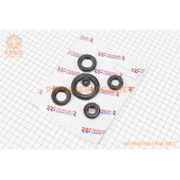 Сальники к-кт 6шт (6,5x14,5x7; 14x28x7; 16x28x7; 20x34x7; 22x35x7; 34x50x7) двигуна, CB/CG-150cc