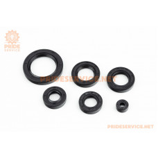 Сальники к-кт 6шт (6,5x14,5x7; 14x28x7; 16x28x7; 20x34x7; 22x35x7; 34x50x7) двигуна, CB/CG-150cc, Viper-V200-R2