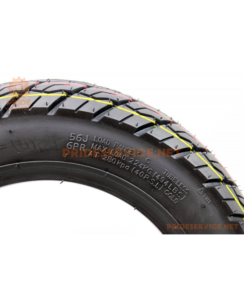 Шина 3,50-10 безкамерна, дорожня CX634