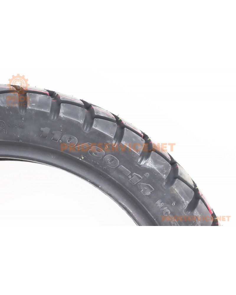 Шина 110/80-14 безкамерна, шипована STREET ENDURO SB-117