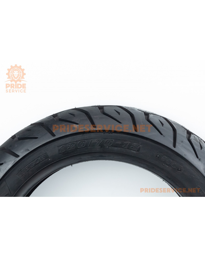 Шина 120/70-12 безкамерна, дорожня 6016