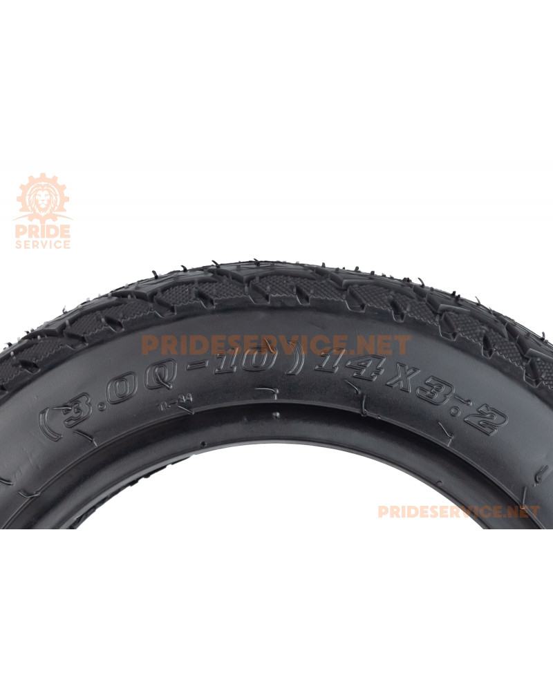 Шина 3,00-10 безкамерна, шипована