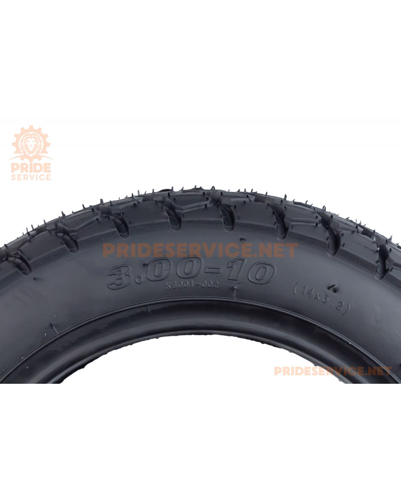 Шина 3,00-10 безкамерна, шипована K6001